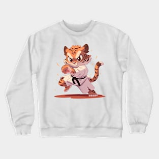 karate tiger Crewneck Sweatshirt